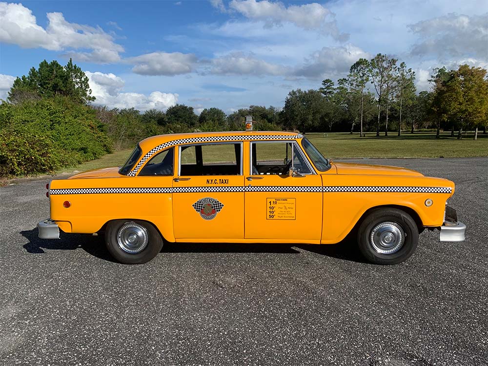 1979 New York Checker Taxicab Side View